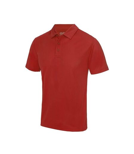 Polo Cool Homme Rouge Feu Just Cool