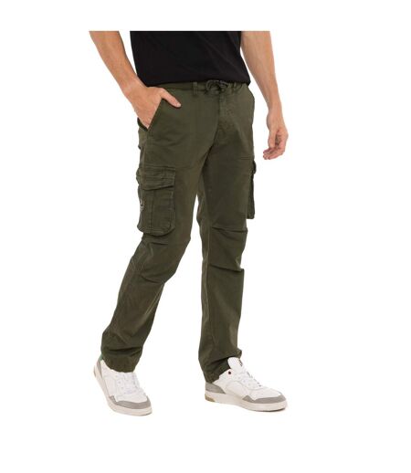 Pantalon droit homme type cargo en canvas avec patchs Fight Vondutch