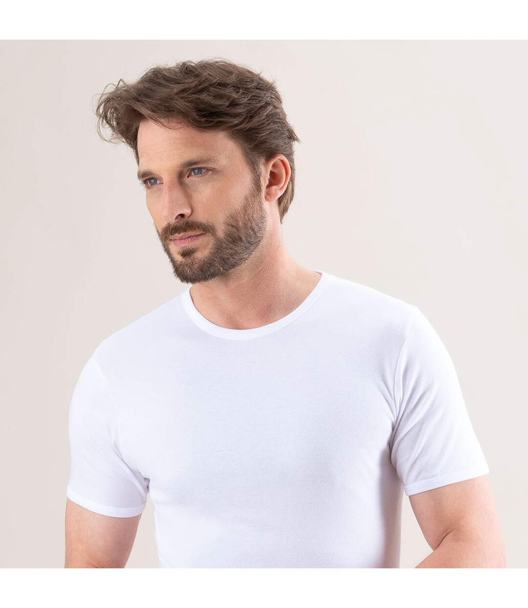 Tee-shirt col rond homme Pur coton Premium