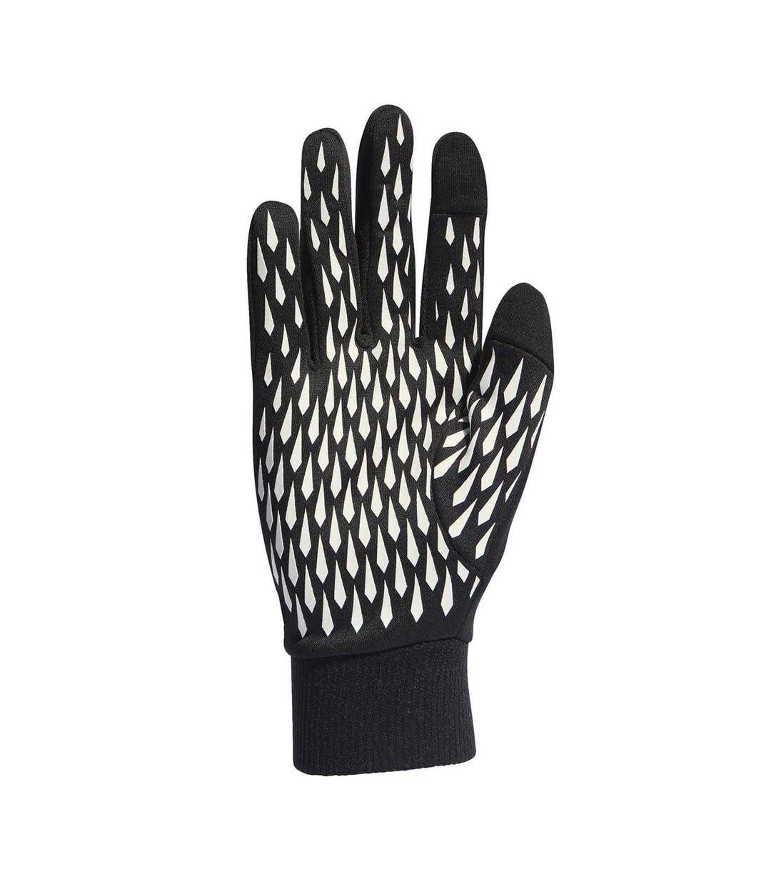 Unisex Adult Geometric Pattern Football Competition Gloves Black White Adidas-2