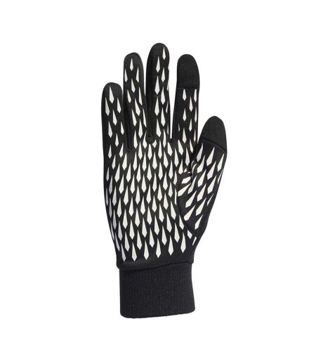 Unisex Adult Geometric Pattern Football Competition Gloves Black White Adidas