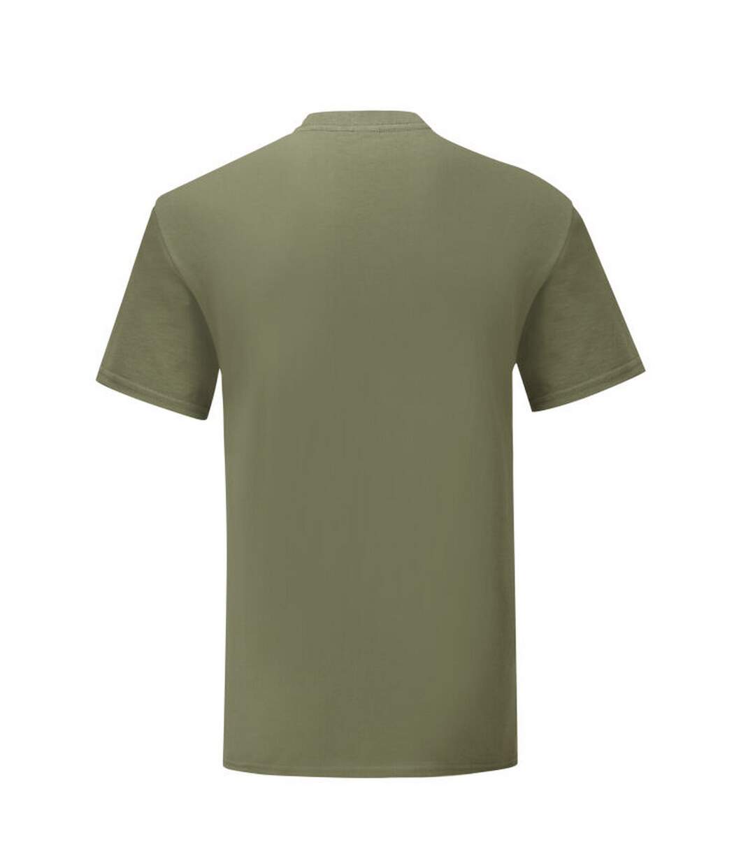 T-shirt manches courtes iconic homme olive classique Fruit of the Loom