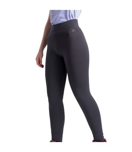 Womens/ladies Fuzzy Sherpa Leggings Dark Grey Trespass