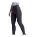 Womens/ladies Fuzzy Sherpa Leggings Dark Grey Trespass-4