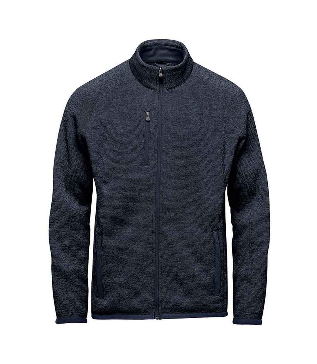 Mens avalante heather full zip fleece jacket navy Stormtech