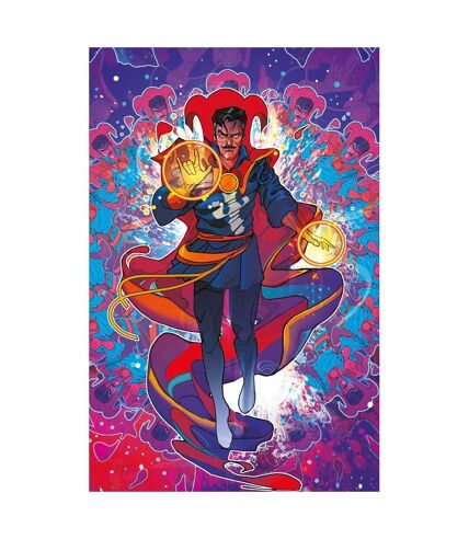 Doctor Strange - Poster encadré POWER (Rouge / Violet) (30 cm x 40 cm) - UTPM4956