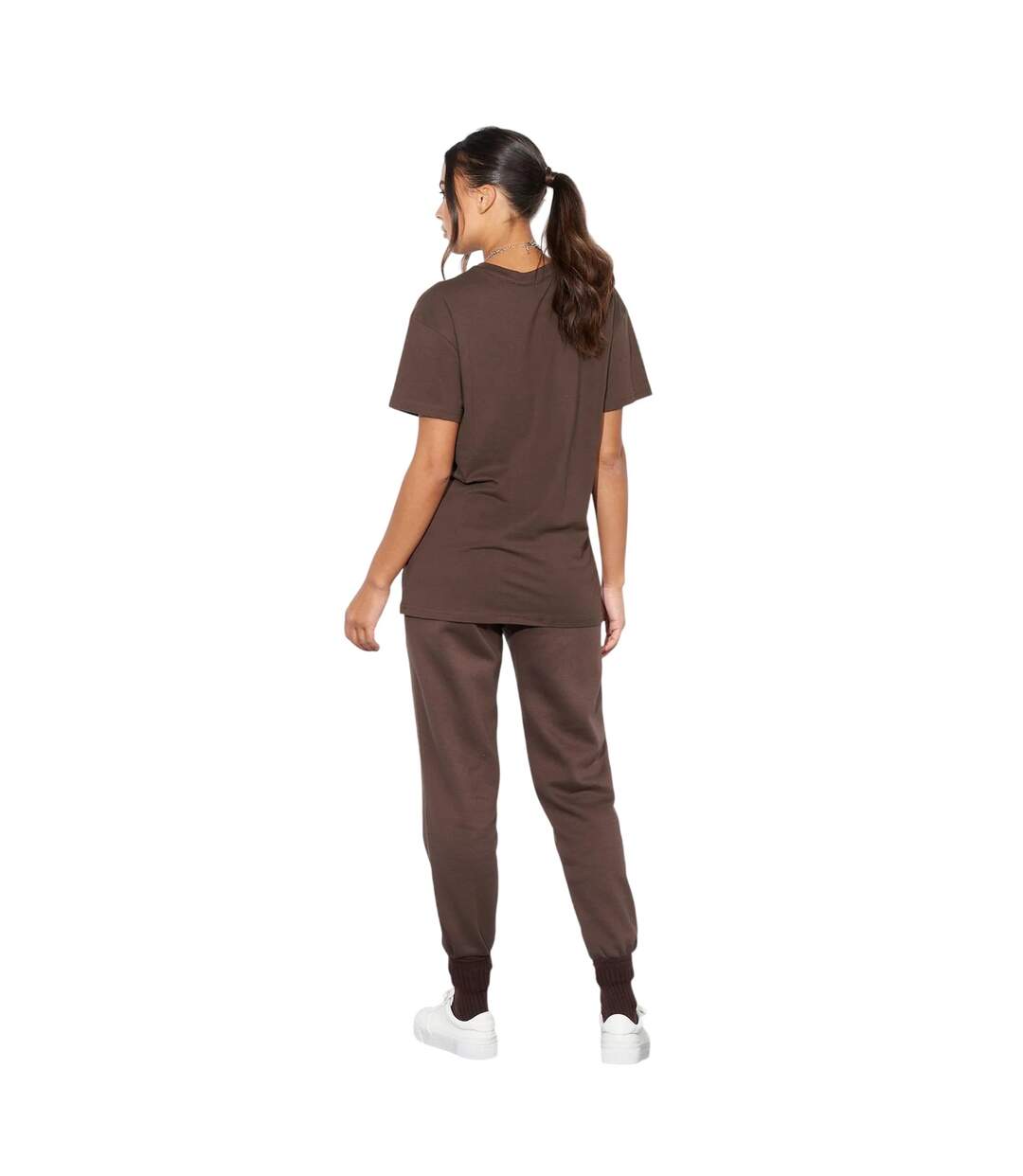 T-shirt Eliana Femme Marron Lily Lane-3