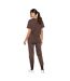 T-shirt Eliana Femme Marron Lily Lane-3