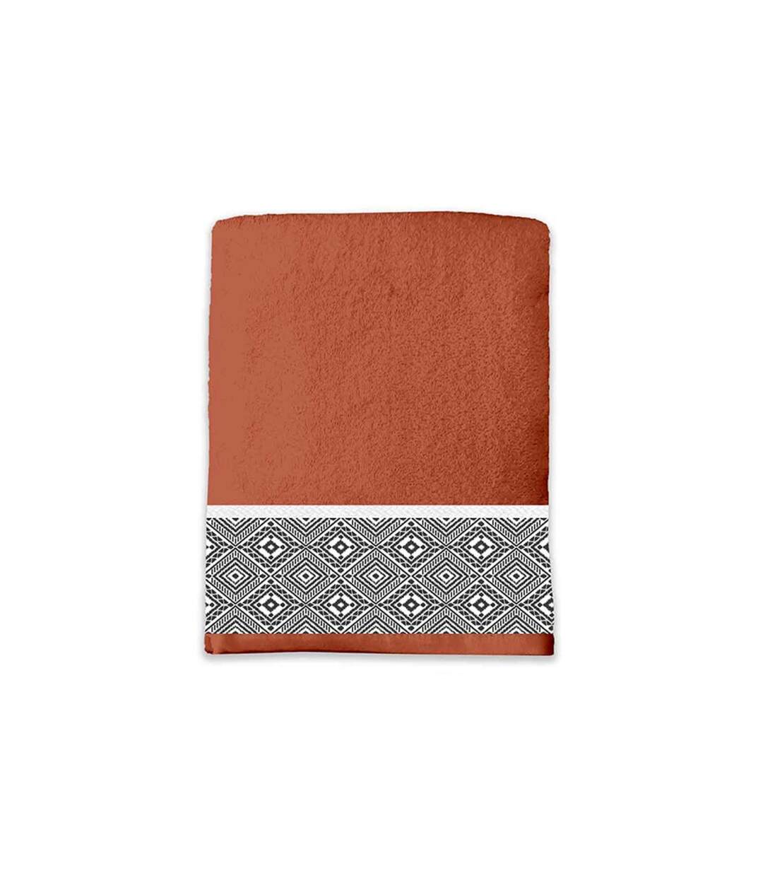 Drap de Bain Esteban 90x150cm Terracotta-1