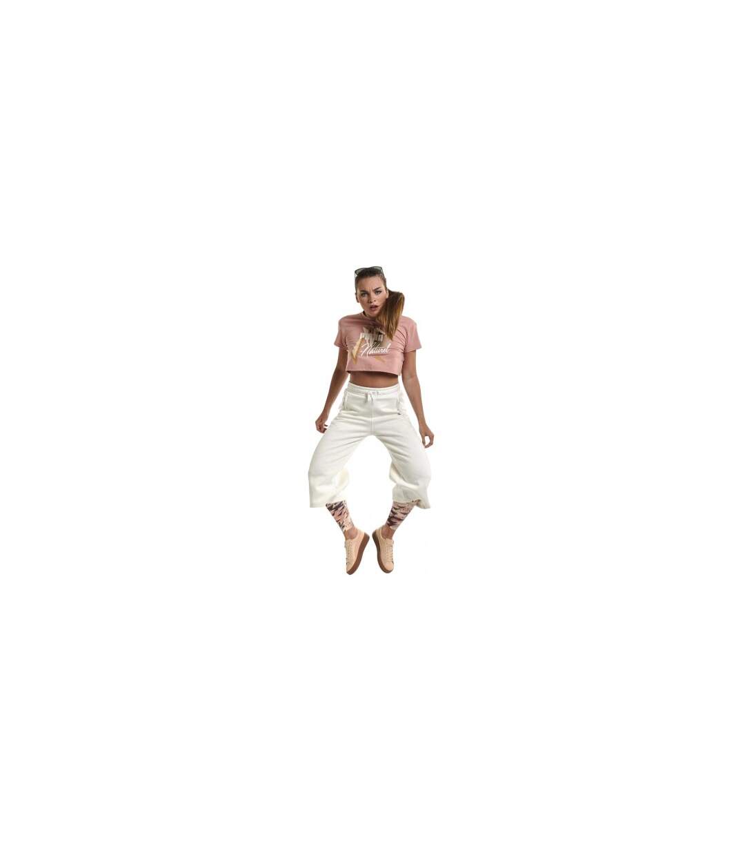Womens/ladies Wide Leg Culottes White Puma-1