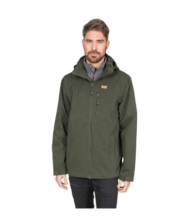 Veste Imperméable Weir Homme Vert Foncé Trespass