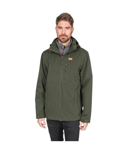 Veste Imperméable Weir Homme Vert Foncé Trespass