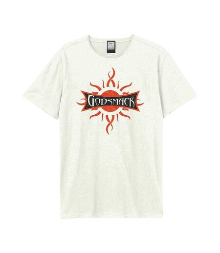 Unisex Adult Godsmack Cotton Logo T-shirt Vintage White Amplified
