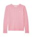 Pull Manches Longues Motif/style Maille Torsadée Tinsbury Femme Rose Jack Wills-1