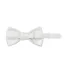 Nœud Papillon Officiel Motif/style Uni Taille Unique Blanc Off White-2