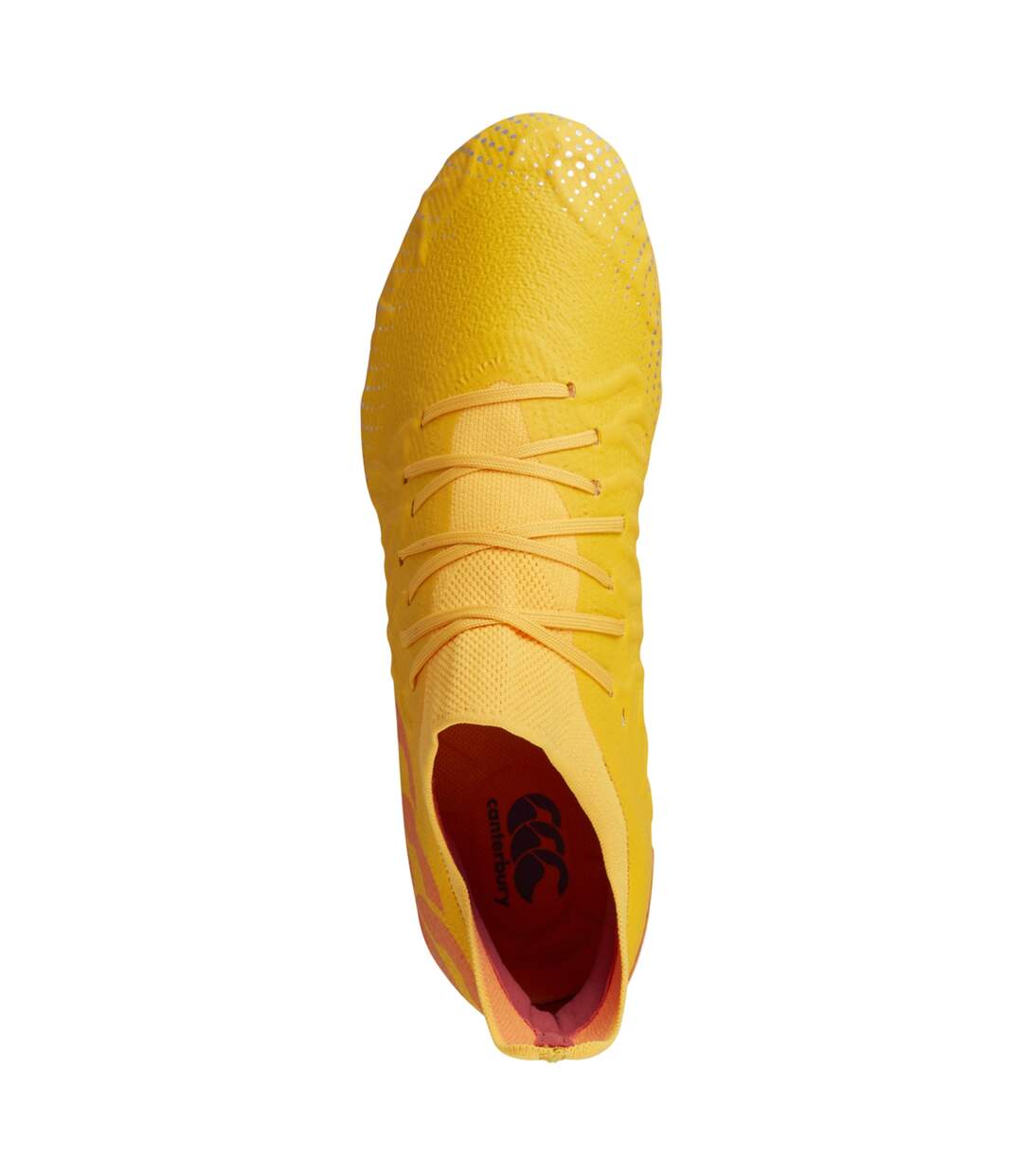 Unisex Adult Speed Infinite Elite Soft Ground Rugby Boots Amber Yellow Orange Crush Mars Red Canterbury-2