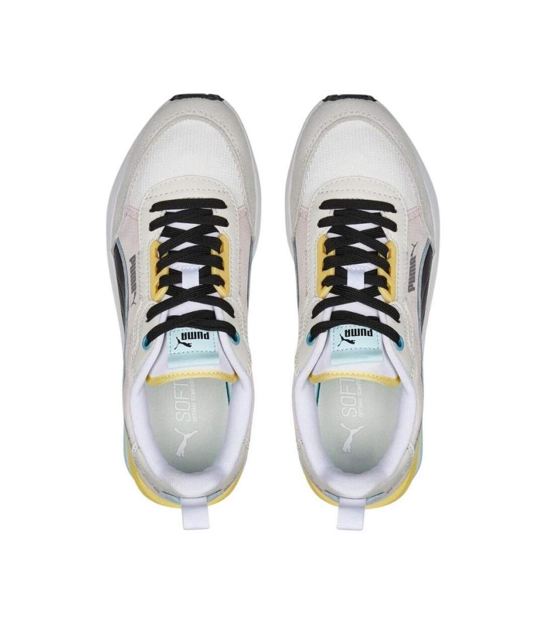 Baskets R22 Femme Gris Noir Puma-4