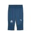 OM short de sport bleu homme puma training 3/4-1