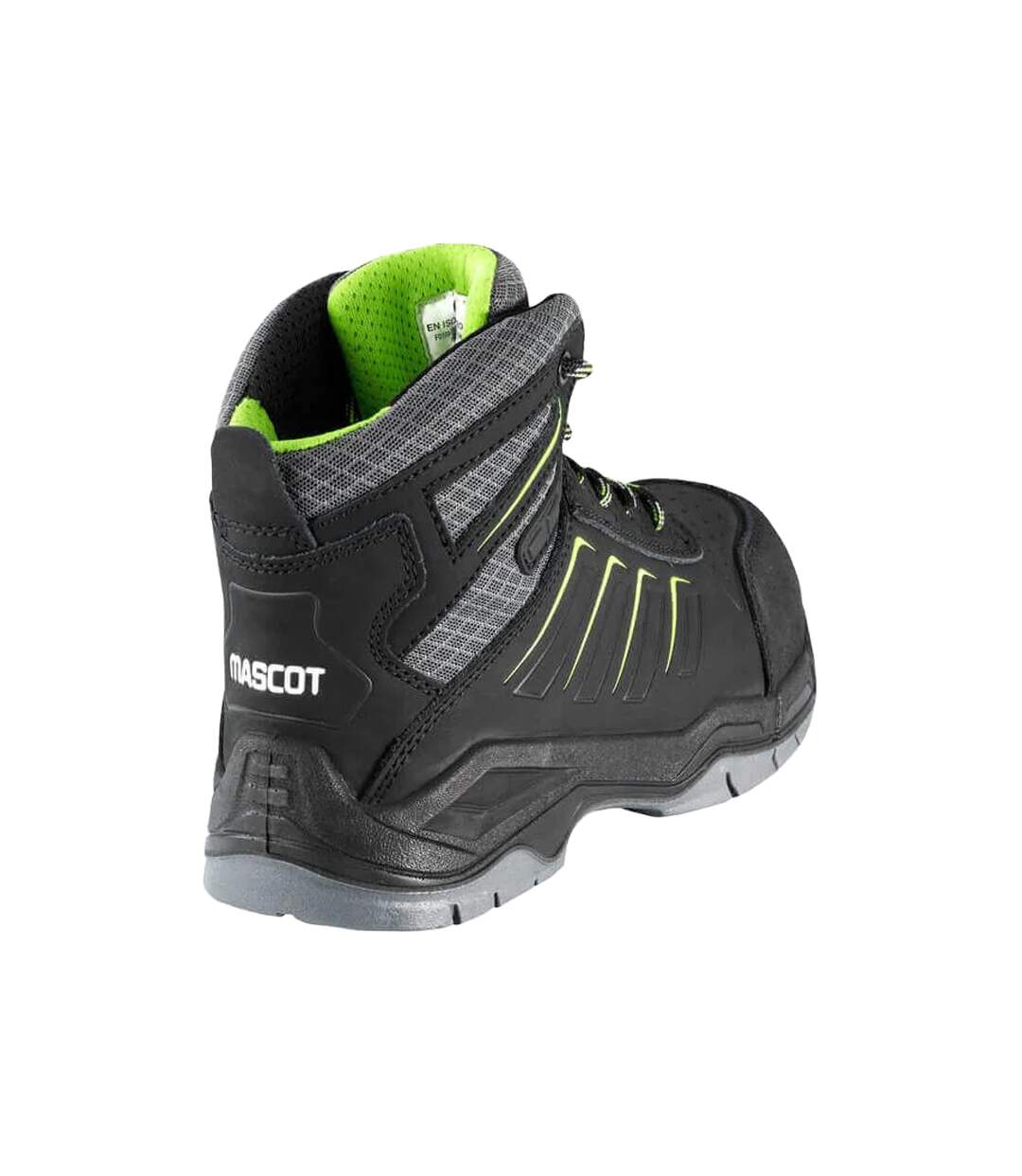 Womens/ladies Footwear Fit Bimberi Peak Coated Leather Safety Boots Black Mascot-2