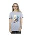Disney T-shirt boyfriend en coton Femme/Ladies The Little Mermaid Colour Silhouettes (Gris sportif) - UTBI30948-2