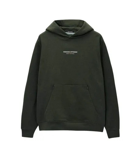 Mens Coban Woan Hoodie Green Weekend Offender
