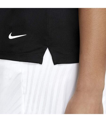 Nike Womens/Ladies Victory Solid Polo Shirt (Black/White) - UTRW8535