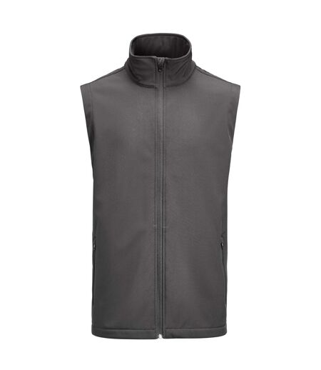 Mens Valley Gilet Steel Grey James Harvest