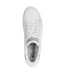 Mens Leather Flat Trainers Off White Skechers-4
