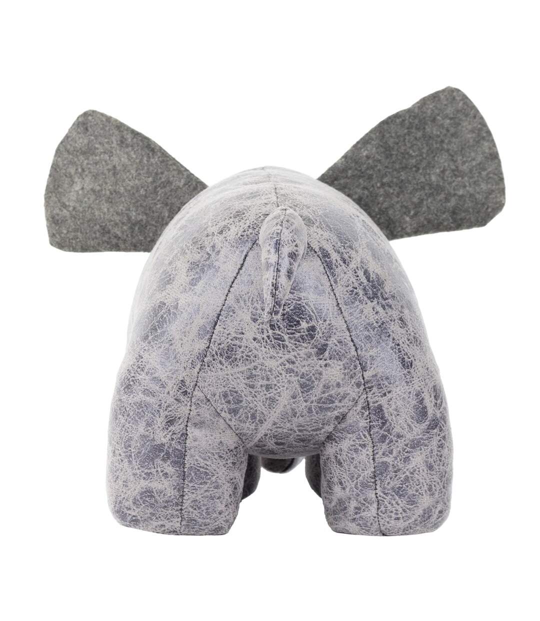 Ernest elephant doorstop 34cm x 16cm x 18cm grey Paoletti-2