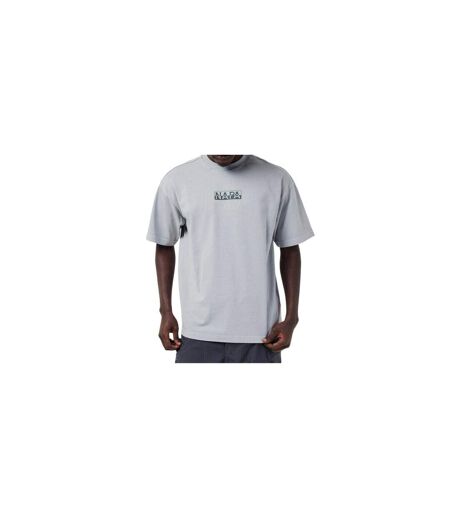 Mens Cotton T-shirt Ultimate Grey Napapijri