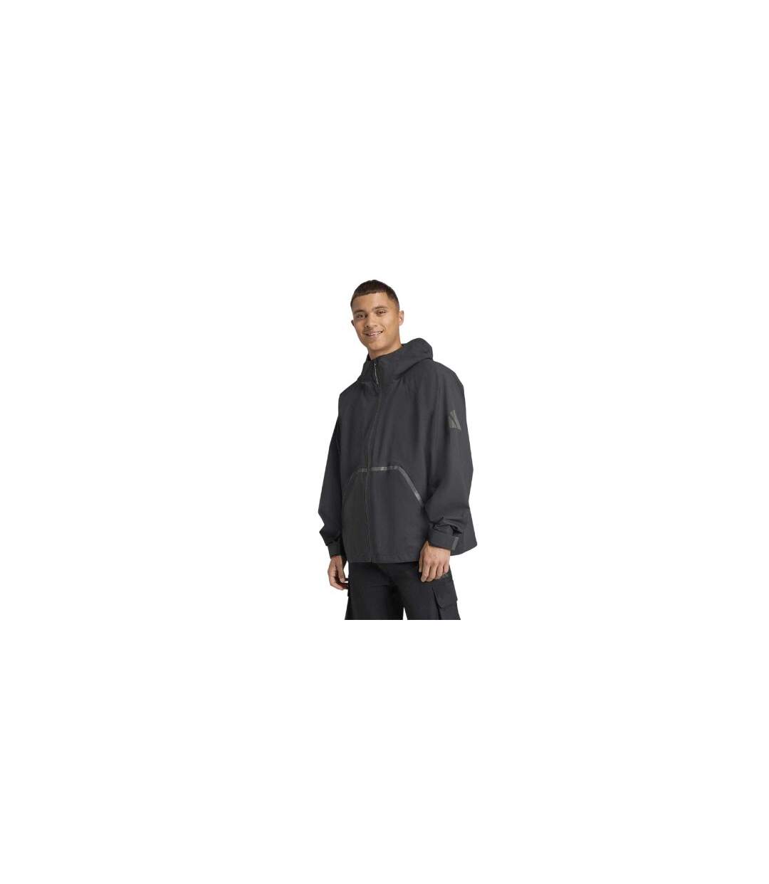 Mens Myshelter Anorak Black Adidas-1