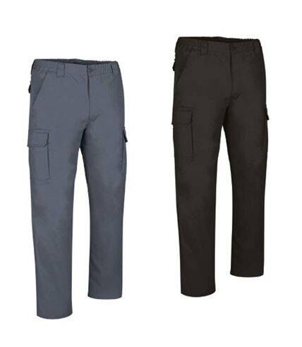 Lot 2 pantalons de travail homme - FORCE - gris et noir