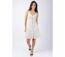 Robe courte femme été MAXINE unie beige Coton Du Monde-2