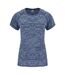 T-shirt Austin Femme Bleu Marine Chiné Bleu Roly-1