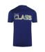 T-shirt Motif Floral Vibrant Homme Bleu Marine Cavalli Class-1