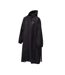 Womens/ladies Oversized Waterproof Jacket Black Gelert-3
