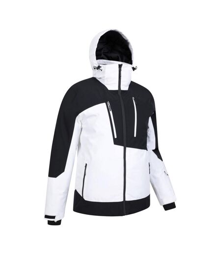 Mens Supernova Waterproof Ski Jacket Blue Off White Mountain Warehouse