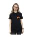 Disney T-shirt boyfriend en coton pour femmes/femmes Mickey Mouse à l'arrière de la poitrine (Noir) - UTBI37328-2