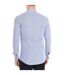 Men's long sleeve lapel collar button closure shirt FORFAR05