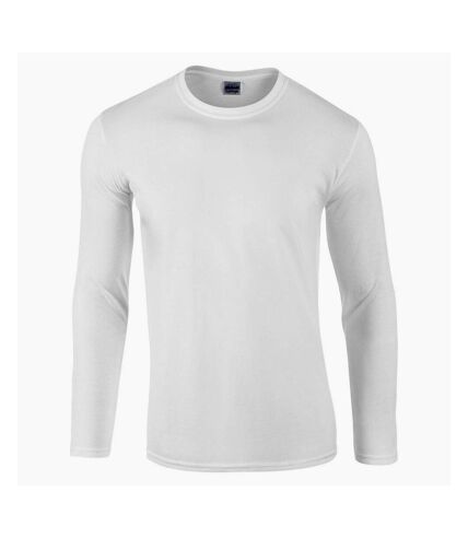 Gildan Unisex Adult Long-Sleeved T-Shirt (White)