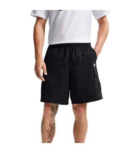 Short À Poches Motif/style Trèfle Utility Homme Noir Blanc Nike