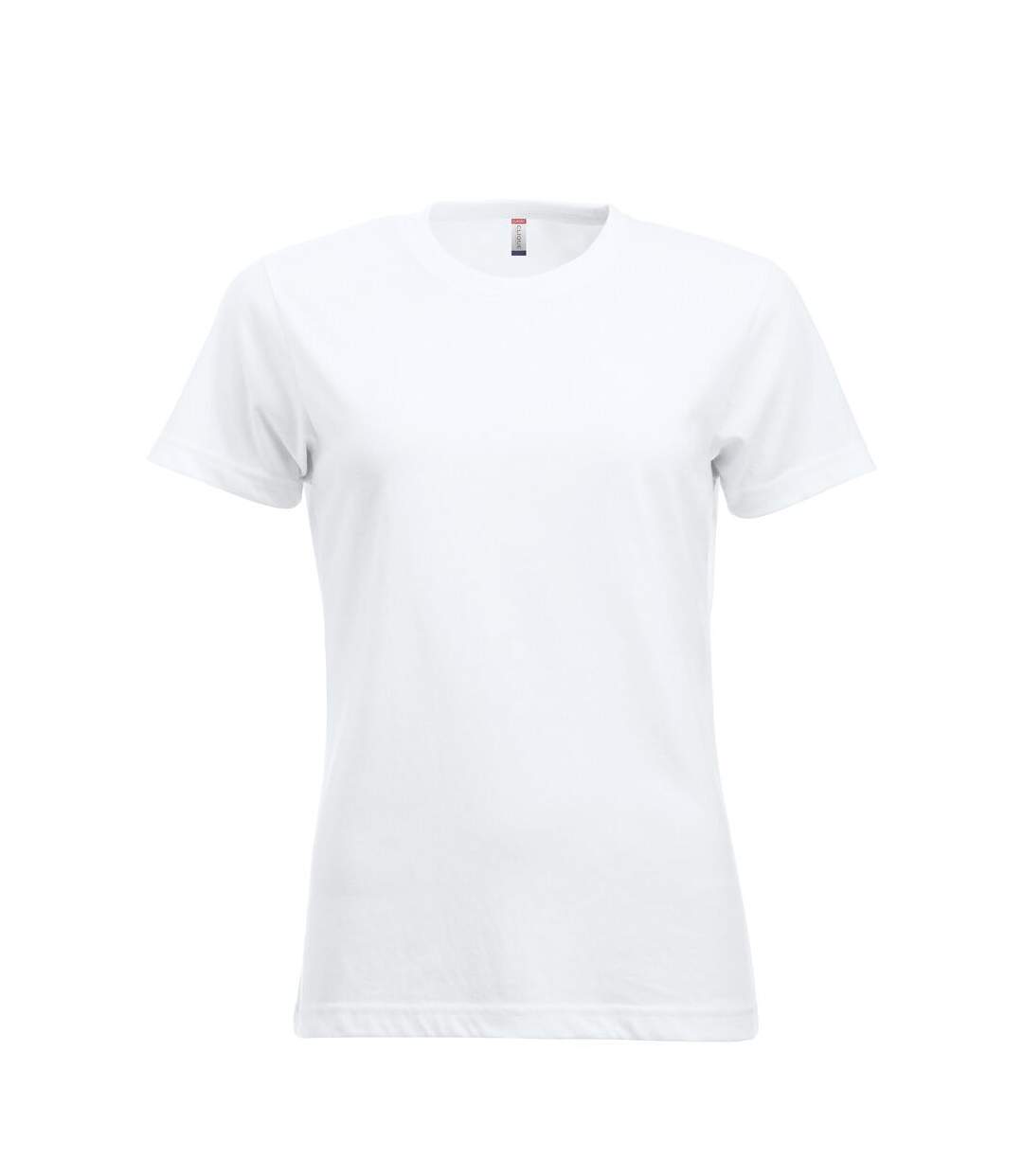 T-shirt new classic femme blanc Clique-1