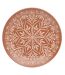 Lot de 6 Assiettes à Dessert en Céramique Inès 21cm Terracotta-1