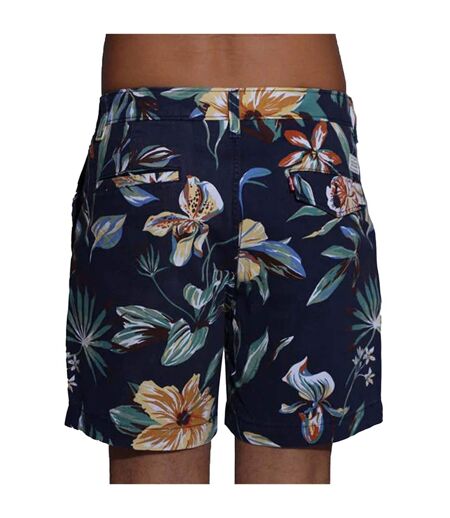 Short Motif/style Fleurs Tropicales Authentic Nepenthe Homme Bleu Marine Rose Levis