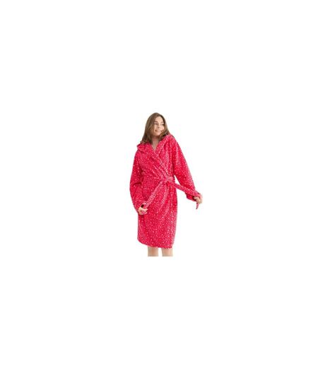 Peignoir Motif/style Imprimé Léopard Femme Rose Urban Threads