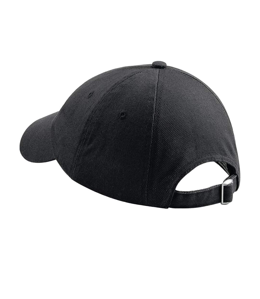 Beechfield Unisex Low Profile Heavy Cotton Drill Cap / Headwear (Black) - UTRW212-2