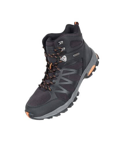 Mountain Warehouse Mens Trekker II Softshell Hiking Boots (Black) - UTMW1416