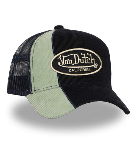 Casquette trucker avec filet adulte en velours côtelé et patch Cut Vondutch