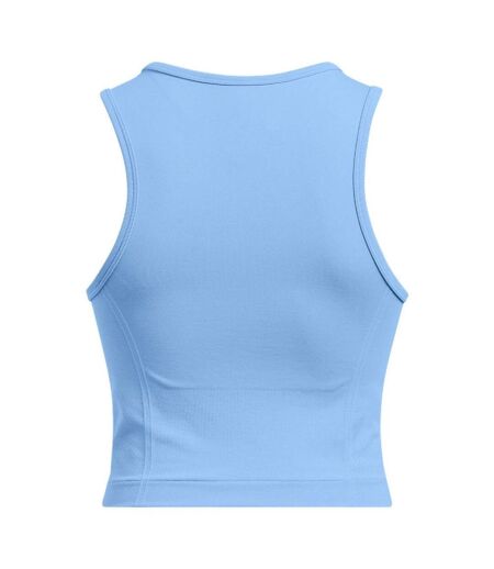 Womens/ladies Seamless Tank Top Blue Under Armour