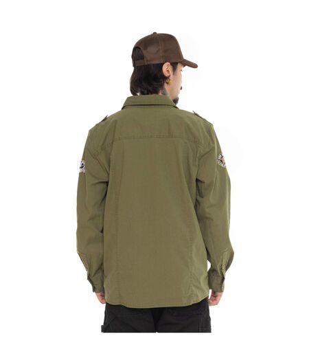 Chemise manche longues  ripstop strech sur poche et badges Stop K Vondutch